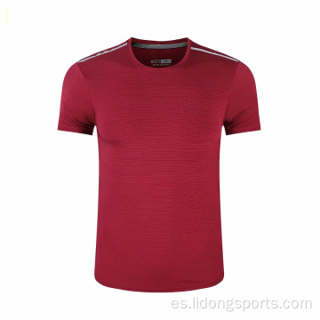 Camiseta de camiseta de calidad para hombres de verano camisetas reflectantes reflectantes